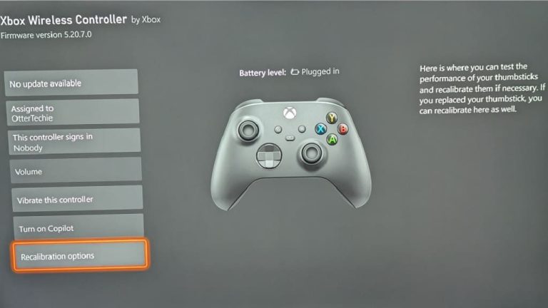 How to use the Xbox Series X and S thumbstick recalibration tool